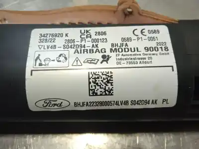Автозапчасти б/у передняя правая подушка безопасности за ford kuga iii (dfk) 1.5 ecoboost ссылки oem iam lv4bs042d94ak  