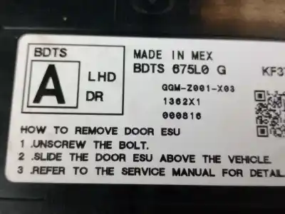 Second-hand car spare part electronic module for mazda cx-30 (dm) skyactiv-g m hybrid oem iam references bdts675l0g  
