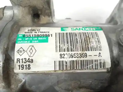 Pezzo di ricambio per auto di seconda mano compressore aria condizionata per renault kangoo express (fw0/1_) 1.5 dci 85 (fw0k, fw0l, fw0b) riferimenti oem iam 8200953359  