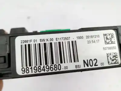 Автозапчастина б/у блок управління bsi для citroen c-elysee (dd_) 1.5 bluehdi 100 посилання на oem iam 9819849680  