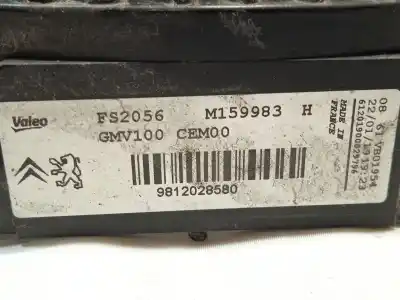 Автозапчастина б/у електро вентилятор для citroen c-elysee (dd_) 1.5 bluehdi 100 посилання на oem iam 9812028580  