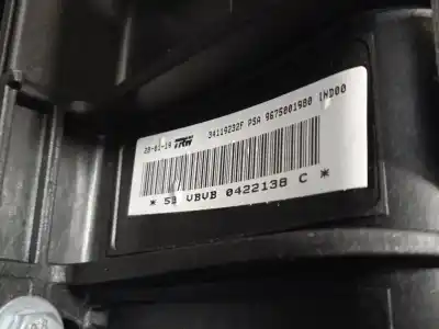 Автозапчастина б/у комплект подушки безпеки для citroen c-elysee (dd_) 1.5 bluehdi 100 посилання на oem iam 96753921zd  9675001980