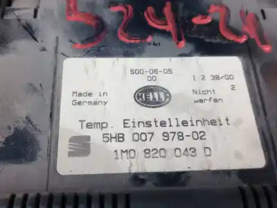 Автозапчасти б/у климат-контроль за seat toledo ii (1m2) 1.9 tdi ссылки oem iam 1m0820043d  