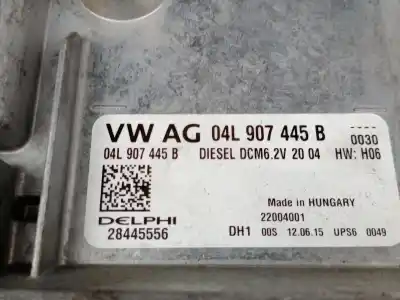 Автозапчастина б/у ебу контролер двигуна для skoda octavia iii (5e3, nl3, nr3) 1.6 tdi посилання на oem iam 04l907445b  28445556