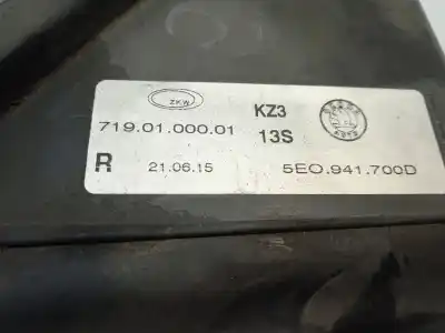 Автозапчасти б/у правая противотуманная фара за skoda octavia iii (5e3, nl3, nr3) 1.6 tdi ссылки oem iam 7190100001  
