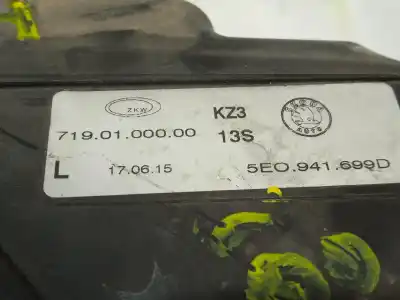 Автозапчасти б/у левая противотуманная фара за skoda octavia iii (5e3, nl3, nr3) 1.6 tdi ссылки oem iam 7190100000  