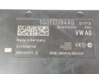 Автозапчастина б/у електронний модуль для skoda octavia iii (5e3, nl3, nr3) 1.6 tdi посилання на oem iam 5q0937084aq  