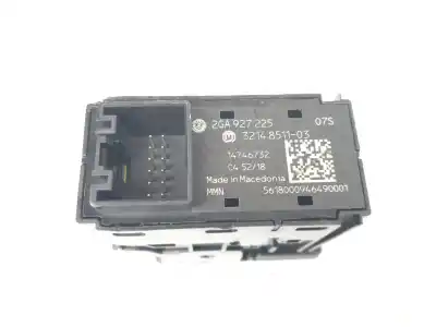 Автозапчастина б/у кнопка електричного стоянкового гальма для volkswagen t-roc (a11, d11) 1.6 tdi посилання на oem iam 2ga927225  