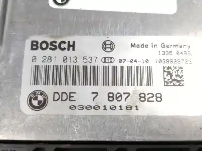 Peça sobressalente para automóvel em segunda mão centralina de motor uce por bmw 1 (e87) 118 d referências oem iam 0281013537  7807828