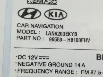 Автозапчасти б/у аудиосистема / радио cd за kia rio iv (yb, sc, fb) 1.4 crdi 90 ссылки oem iam 96550h8100fhv  