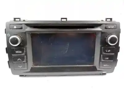 Second-hand car spare part audio system / radio cd for toyota auris (_e18_) 2.0 d-4d (ade186_) oem iam references 8614002010
