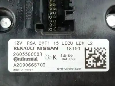 Автозапчастина б/у блок управління ксеноновими фарами для renault captur i (j5_, h5_) 0.9 tce 90 посилання на oem iam 260558608r  