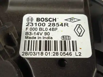 Автозапчасти б/у генератор за renault captur i (j5_, h5_) 0.9 tce 90 ссылки oem iam 231002854r  