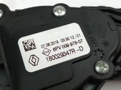 Tweedehands auto-onderdeel pedaalpotentiometer voor renault captur i (j5_, h5_) 0.9 tce 90 oem iam-referenties 180029347r  
