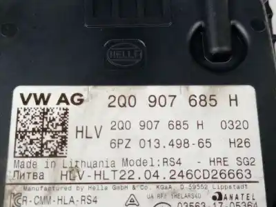 Second-hand car spare part electronic module for seat ateca (kh7, khp) 1.5 tsi oem iam references 2q0907685h  