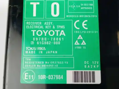 Автозапчастина б/у електронний модуль для lexus nx (_z1_) 300h awd (ayz15) посилання на oem iam 897b078061  61g082000