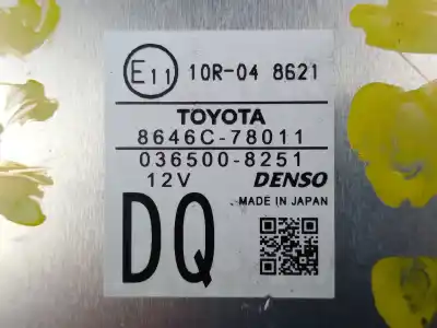 Автозапчастина б/у електронний модуль для lexus nx (_z1_) 300h awd (ayz15) посилання на oem iam 8646c78011  0365008251