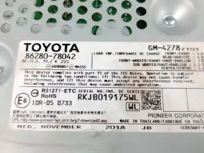 Автозапчасти б/у электронный модуль за lexus nx (_z1_) 300h awd (ayz15) ссылки oem iam 8628078042  