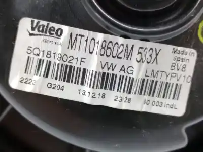 Автозапчасти б/у отопительный двигатель за volkswagen t-roc (a11, d11) 2.0 tdi ссылки oem iam 5q1819021f  