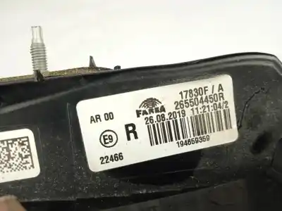 Second-hand car spare part interior rear right light for renault clio v (b7_) 1.5 blue dci 85 (b7ag) oem iam references 265504450r  