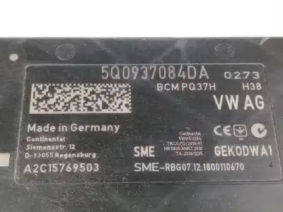 Автозапчастина б/у електронний модуль для volkswagen t-roc (a11, d11) 2.0 tdi посилання на oem iam 5q0937084da  