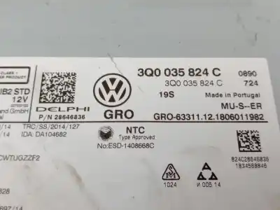 Автозапчасти б/у аудиосистема / радио cd за volkswagen t-roc (a11, d11) 2.0 tdi ссылки oem iam 3q0035824c  