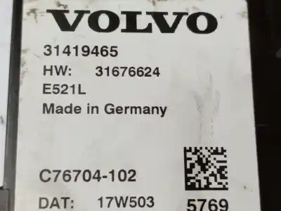 Автозапчастина б/у електронний модуль для volvo xc60 ii (246) d5 awd посилання на oem iam 31419465  