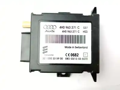 Peça sobressalente para automóvel em segunda mão módulo eletrônico por audi a6 c7 avant (4g5, 4gd) 3.0 tdi quattro referências oem iam 4h0963271c