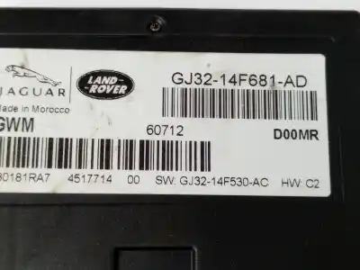 Автозапчастина б/у електронний модуль для land rover range rover evoque (l538) 2.0 d посилання на oem iam gj3214f681ad  