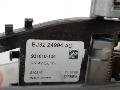 Автозапчастина б/у завнішня ручка задня права для land rover range rover evoque (l538) 2.0 d посилання на oem iam bj3224994ad  