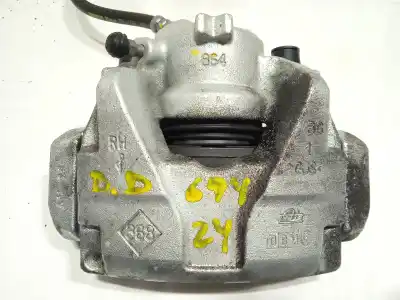 Peça sobressalente para automóvel em segunda mão pinça de travão dianteira direita por renault clio v (b7_) 1.5 blue dci 85 (b7ag) referências oem iam 410016073r