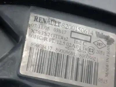 Автозапчастина б/у ліва фара для renault kangoo express (fc0/1_) 1.5 dci (fc07, fc1r) посилання на oem iam 8200150614  
