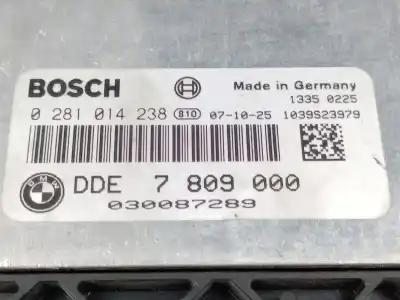 Piesă de schimb auto la mâna a doua unitate de control motor ecu pentru bmw 1 (e81) 120 d referințe oem iam 7809000  0281014238