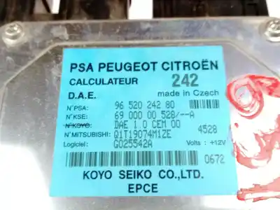 Second-hand car spare part steering control unit for citroen c3 i (fc_, fn_) 1.4 hdi oem iam references 9652024280  