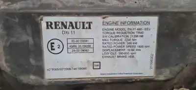 İkinci el araba yedek parçası komple motor için renault hr xxx.18/26 premium 01 -> 11.1 diesel oem iam referansları dxi11460eev  diesel