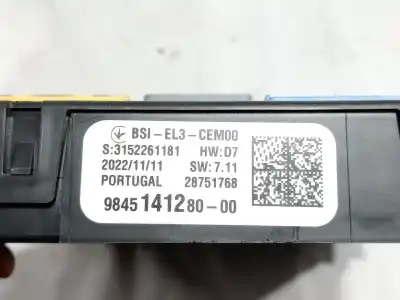 Second-hand car spare part fuse box unit for peugeot rifter 1.5 bluehdi 100 oem iam references 9845141280  