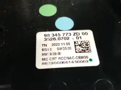 Автозапчастина б/у багатофункційний дисплей для peugeot rifter 1.5 bluehdi 100 посилання на oem iam 98345773zd  