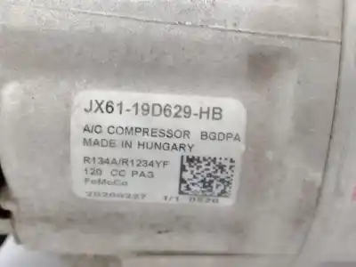 Автозапчастина б/у компресор кондиционера для ford puma (j2k, cf7) 1.0 ecoboost mhev посилання на oem iam jx6119d629hb  