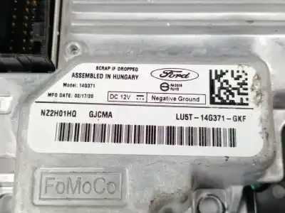 Автозапчастина б/у електронний модуль для ford puma (j2k, cf7) 1.0 ecoboost mhev посилання на oem iam lu5t14g371gkf  