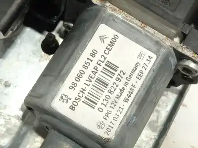 Pezzo di ricambio per auto di seconda mano alzacristalli anteriore destro per peugeot 508 sw i (8e_) 1.6 bluehdi 120 riferimenti oem iam 9806085180  