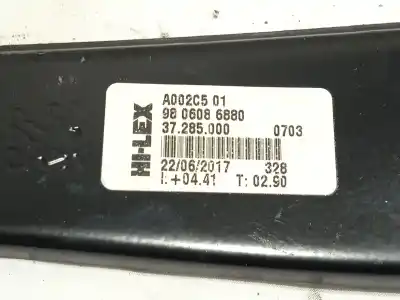 Pezzo di ricambio per auto di seconda mano alzacristalli anteriore destro per peugeot 508 sw i (8e_) 1.6 bluehdi 120 riferimenti oem iam 9806085180  
