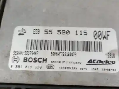 Автозапчасти б/у блок управления двигателем за opel corsa d (s07) 1.3 cdti (l08, l68) ссылки oem iam 55590115  0281019616