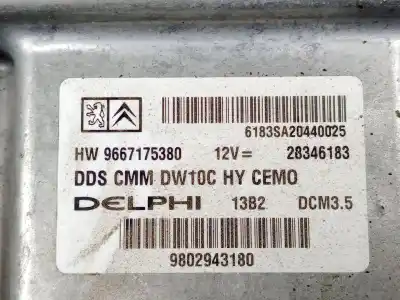 Автозапчасти б/у блок управления двигателем за citroen ds5 2.0 hdi 165 ссылки oem iam 9667175380  