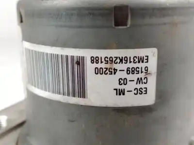 Peça sobressalente para automóvel em segunda mão boitier de commande de abs por kia cee'd (jd) 1.6 crdi 136 referências oem iam 6158945200  