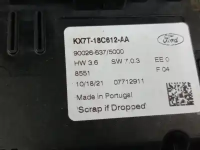 Автозапчастина б/у клімат-контроль для ford focus iv (hn) 1.0 ecoboost посилання на oem iam kx7t18c612aa  