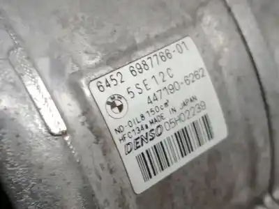 Second-hand car spare part air conditioning compressor for bmw 1 (e87) 120 d oem iam references 4471906262  