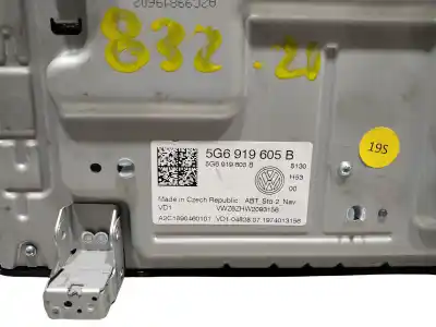 Piesă de schimb auto la mâna a doua ecran display multifuncțional displei pentru volkswagen golf vii lim. (bq1) gti performance bmt/start-stopp referințe oem iam 5g6919605b  