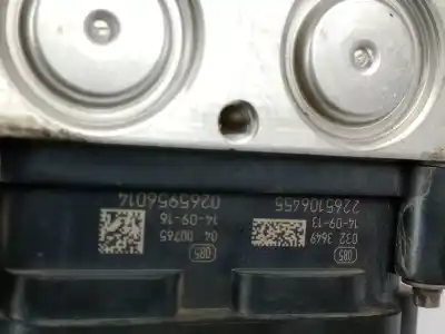Peça sobressalente para automóvel em segunda mão boitier de commande de abs por toyota auris (_e18_) 1.4 d-4d (nde180_) referências oem iam 0265956014  