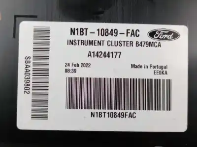 Автозапчасти б/у приборная доска за ford puma (j2k, cf7) 1.0 ecoboost mhev ссылки oem iam n1bt10849fac  