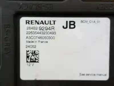 Pezzo di ricambio per auto di seconda mano modulo elettronico per renault captur ii (hf_) 1.0 tce 90 eco-g (hfm6) riferimenti oem iam 284b29294r  